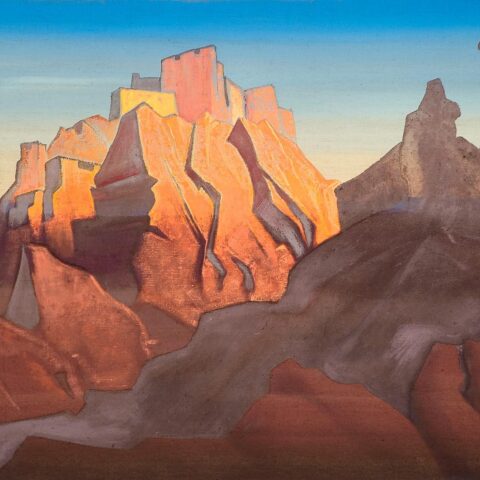 N.K.Rerich – Tibetská pevnosť (Basgo), 1932